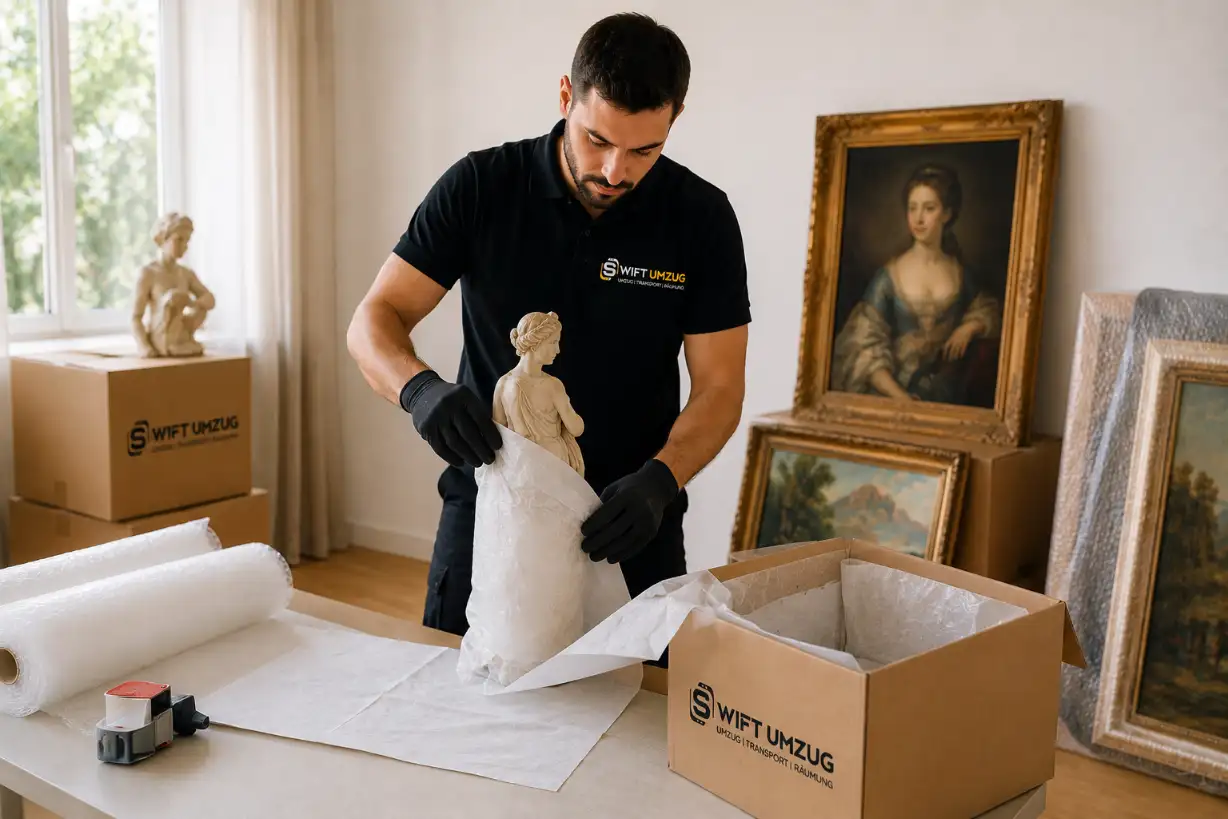 Einpackservice in Wien – Swift Umzug verpackt Möbel, Kunst und Wertgegenstände
